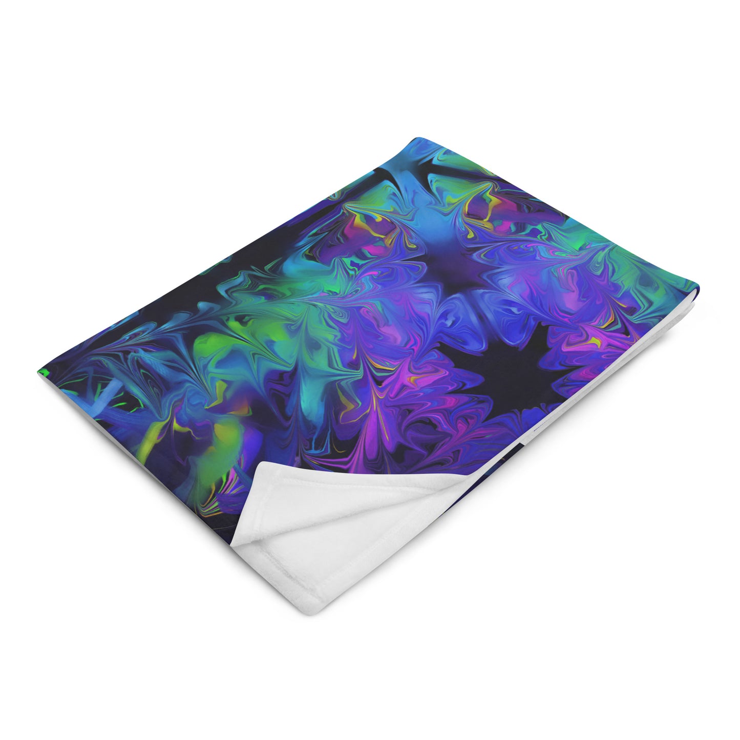 Aurora Bloom Throw Blanket