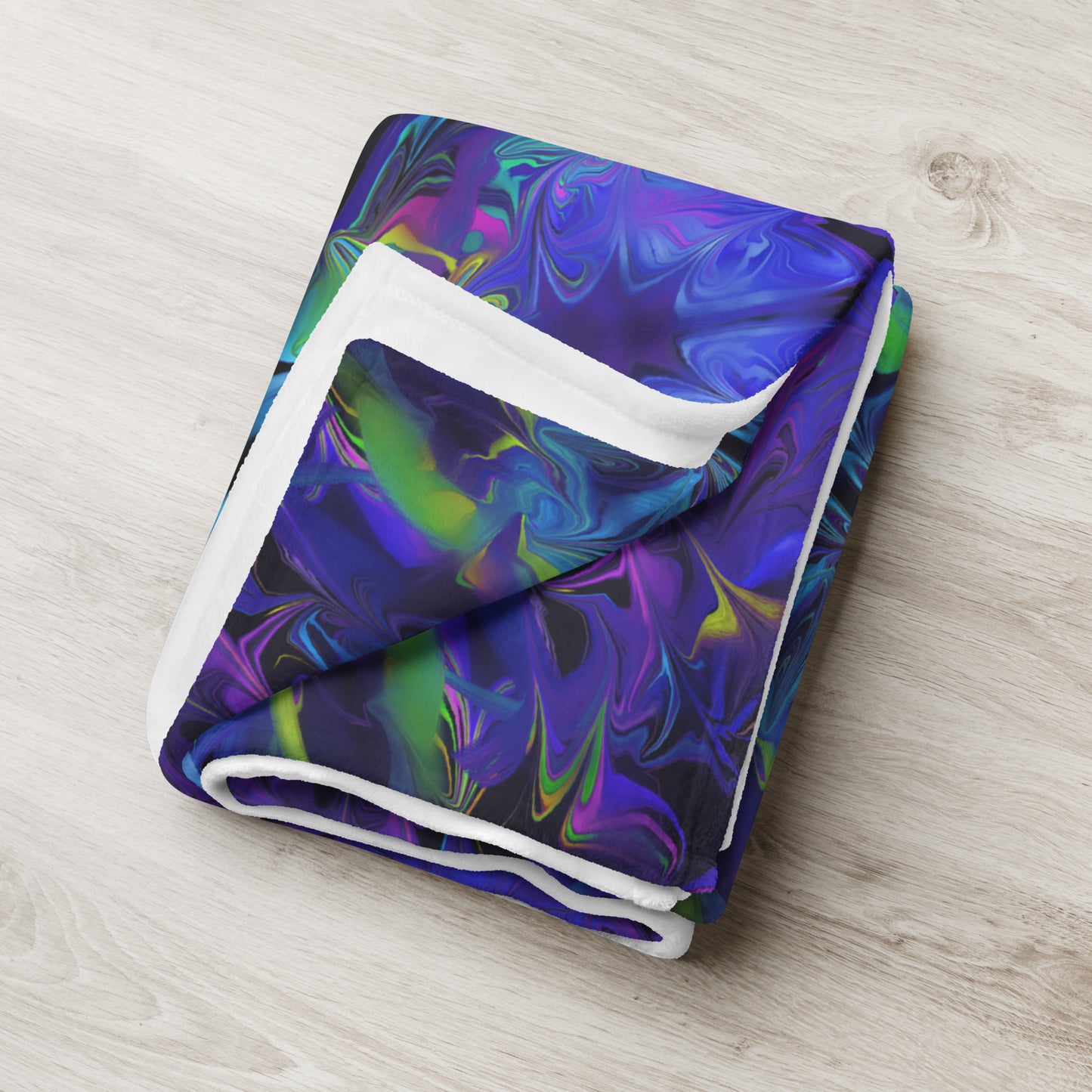 Aurora Bloom Throw Blanket