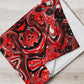 Crimson Signal Throw Blanket