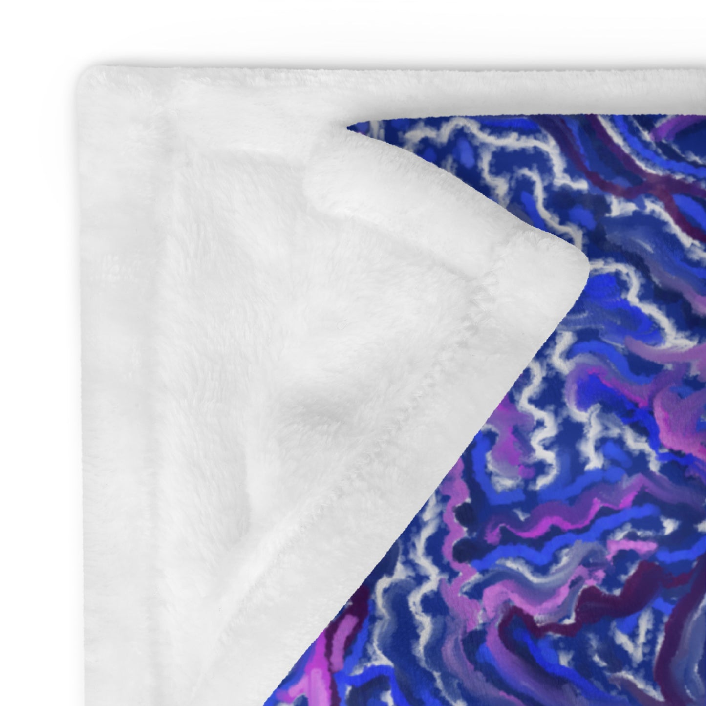 Indigo Flow Throw Blanket
