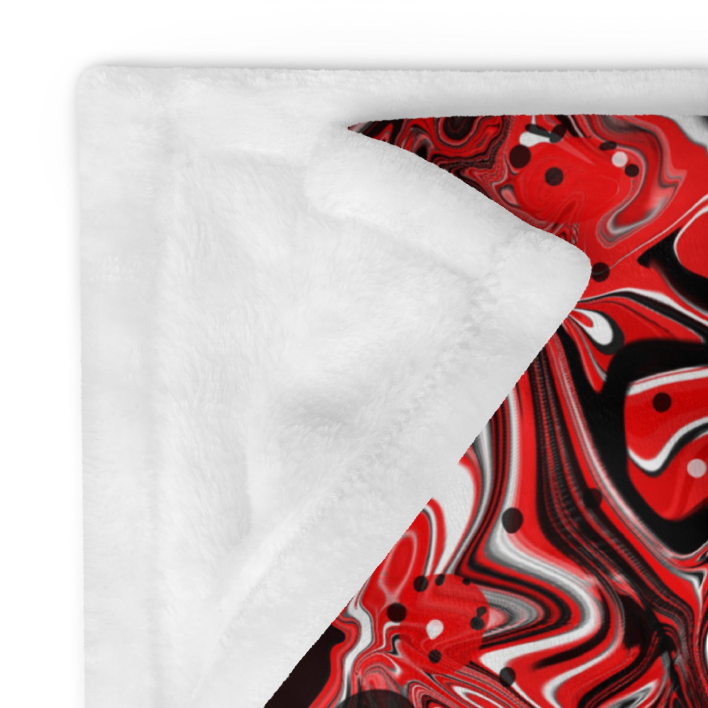 Crimson Signal Throw Blanket