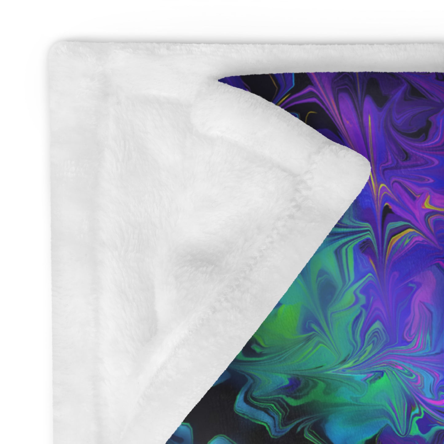 Aurora Bloom Throw Blanket