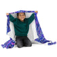 Indigo Flow Throw Blanket