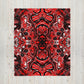 Crimson Signal Throw Blanket