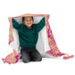 Golden Bloom Throw Blanket