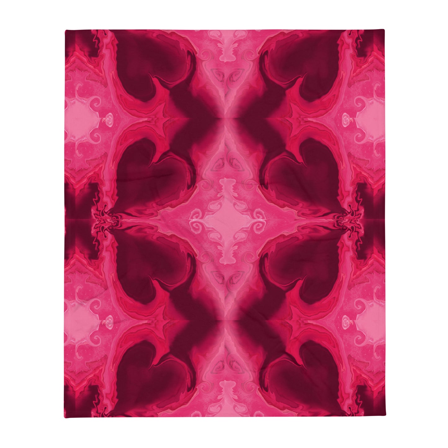 Heart Current Throw Blanket