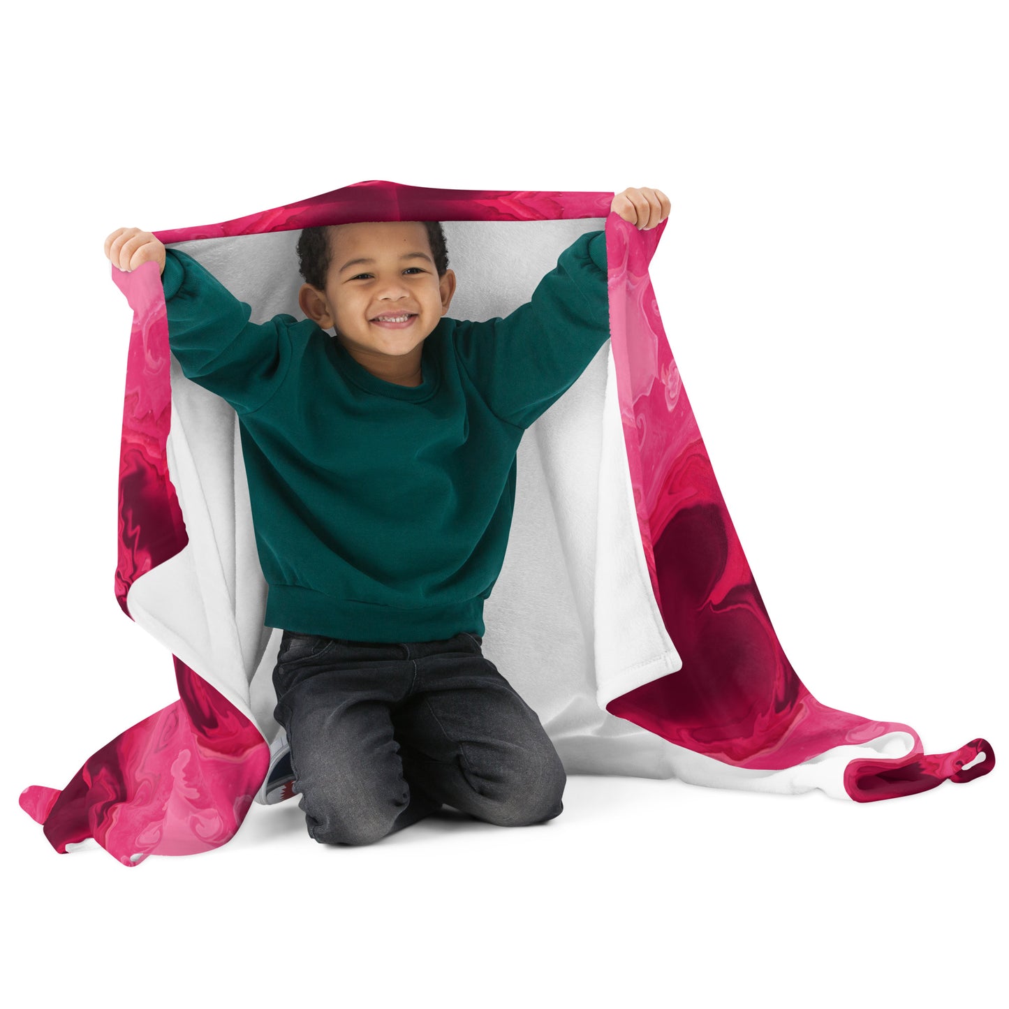 Heart Current Throw Blanket