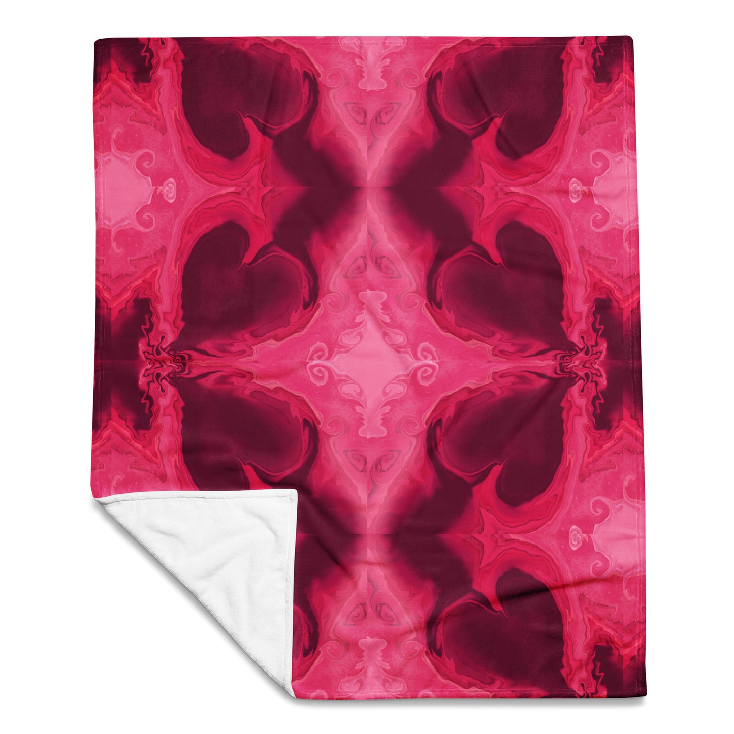 Heart Current Throw Blanket