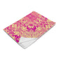 Golden Bloom Throw Blanket