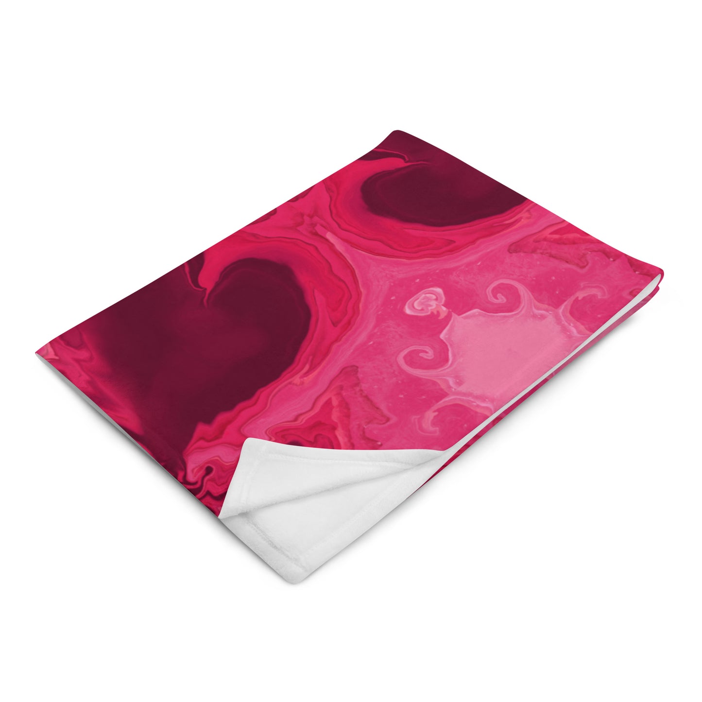 Heart Current Throw Blanket