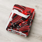 Crimson Signal Throw Blanket