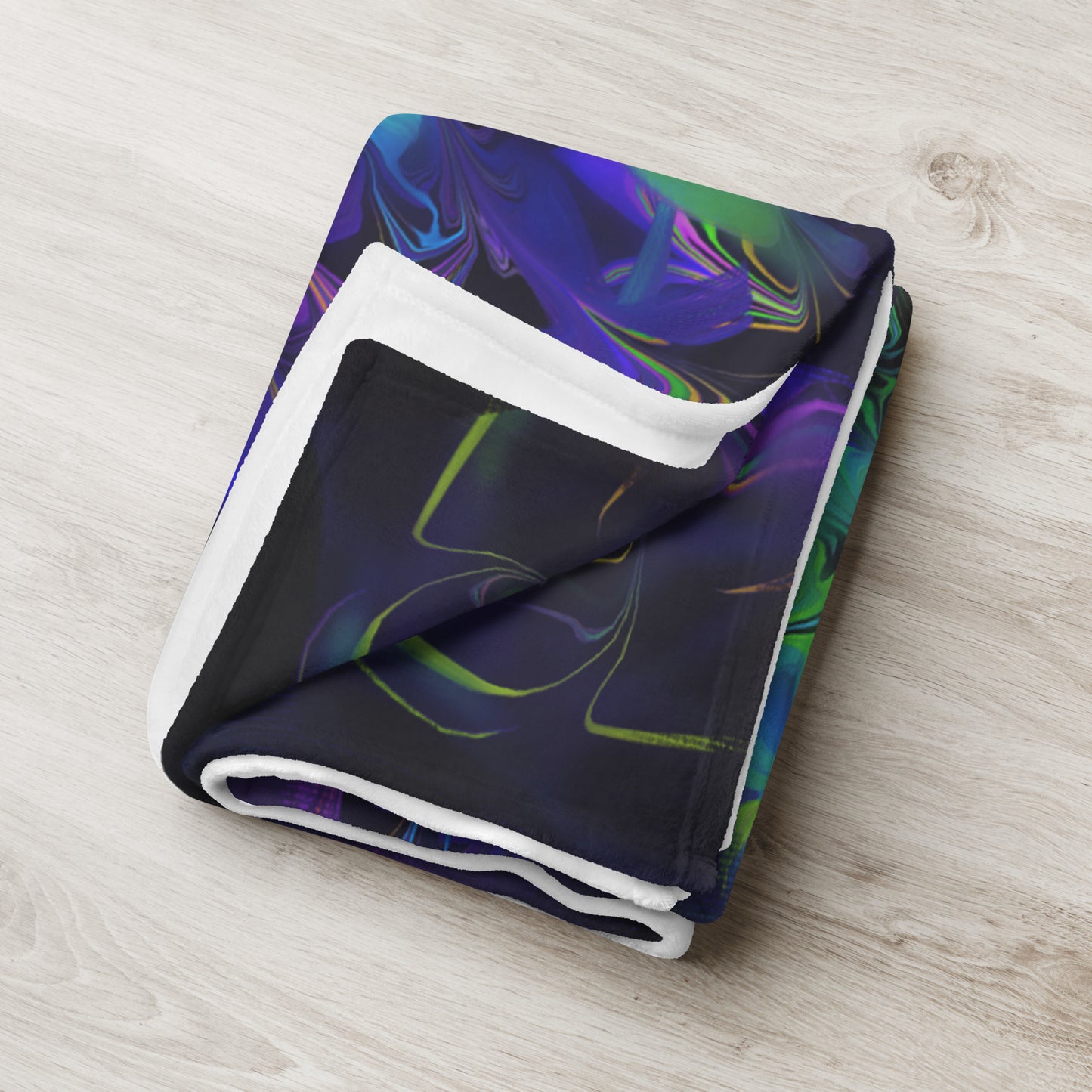 Aurora Bloom Throw Blanket