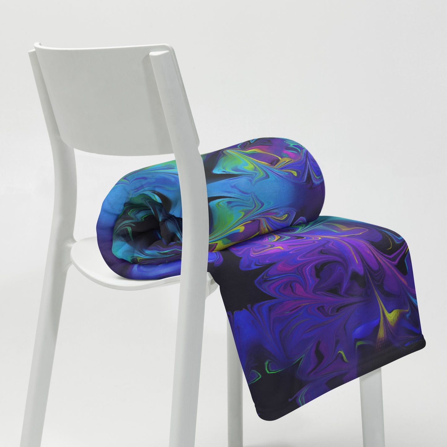Aurora Bloom Throw Blanket
