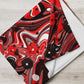 Crimson Signal Throw Blanket