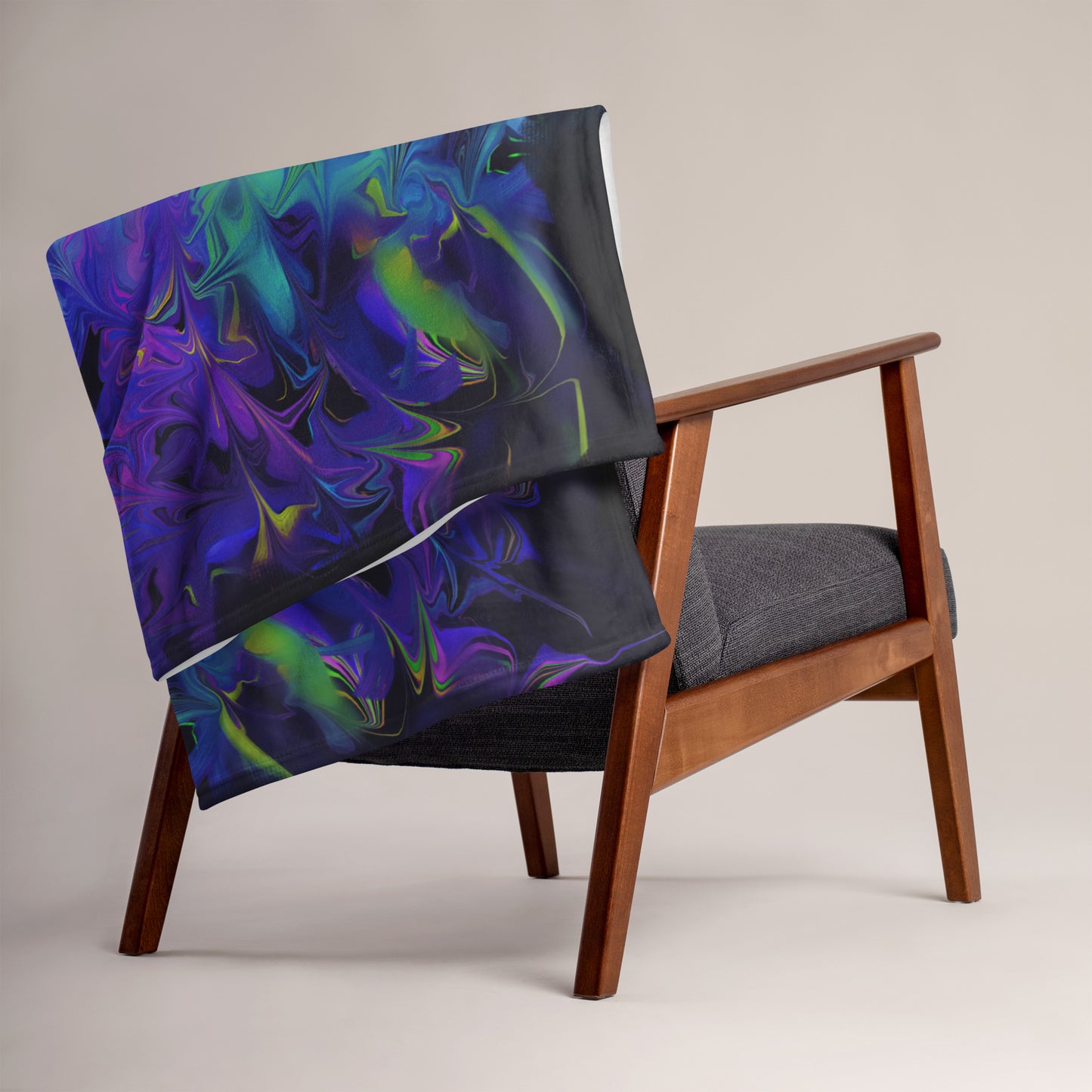 Aurora Bloom Throw Blanket