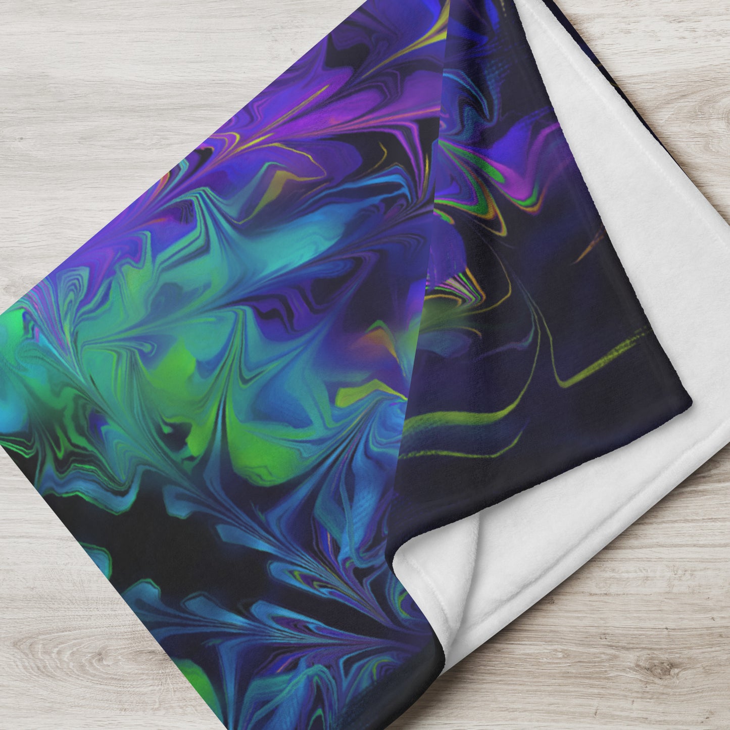 Aurora Bloom Throw Blanket