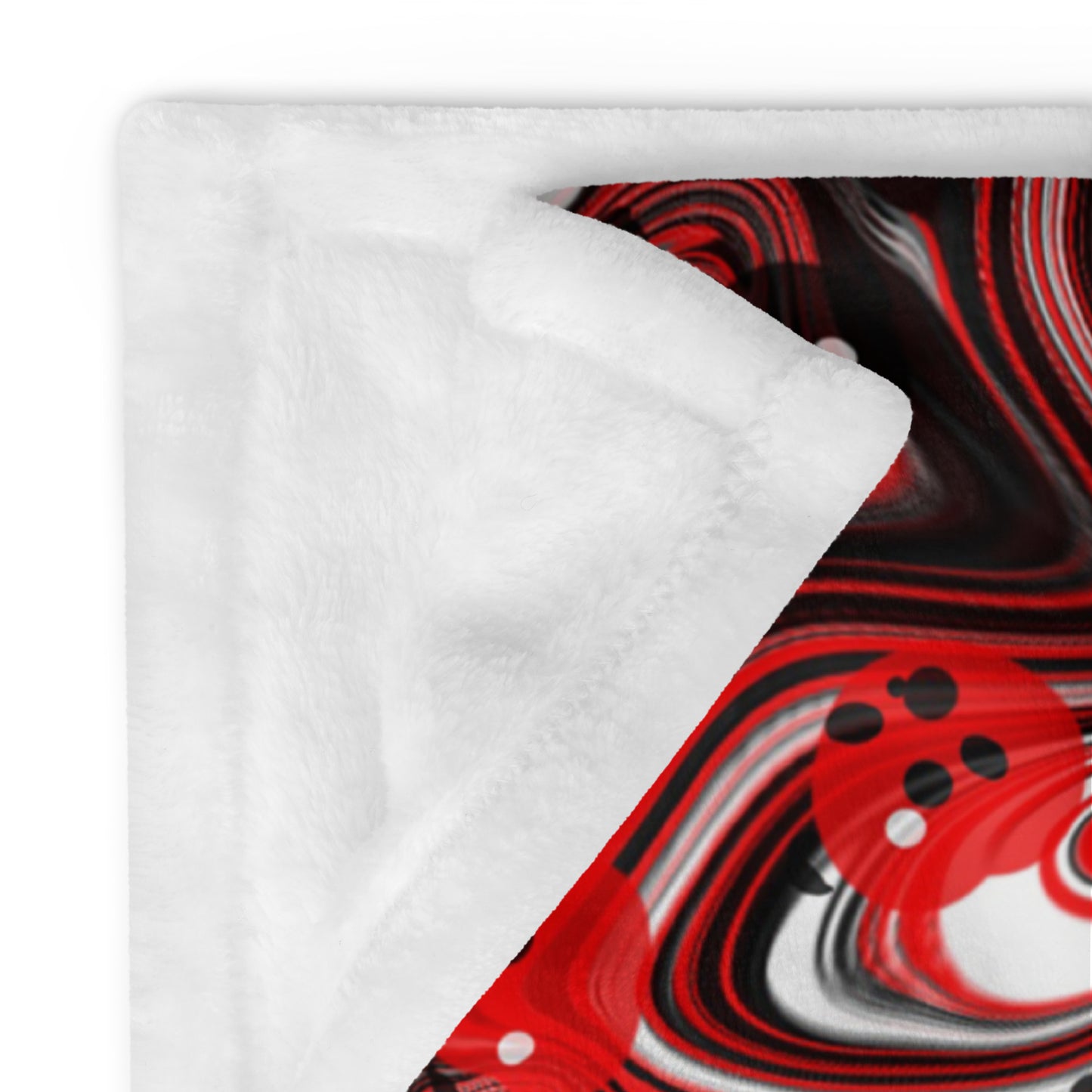 Crimson Signal Throw Blanket
