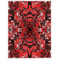 Crimson Signal Throw Blanket