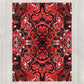 Crimson Signal Throw Blanket