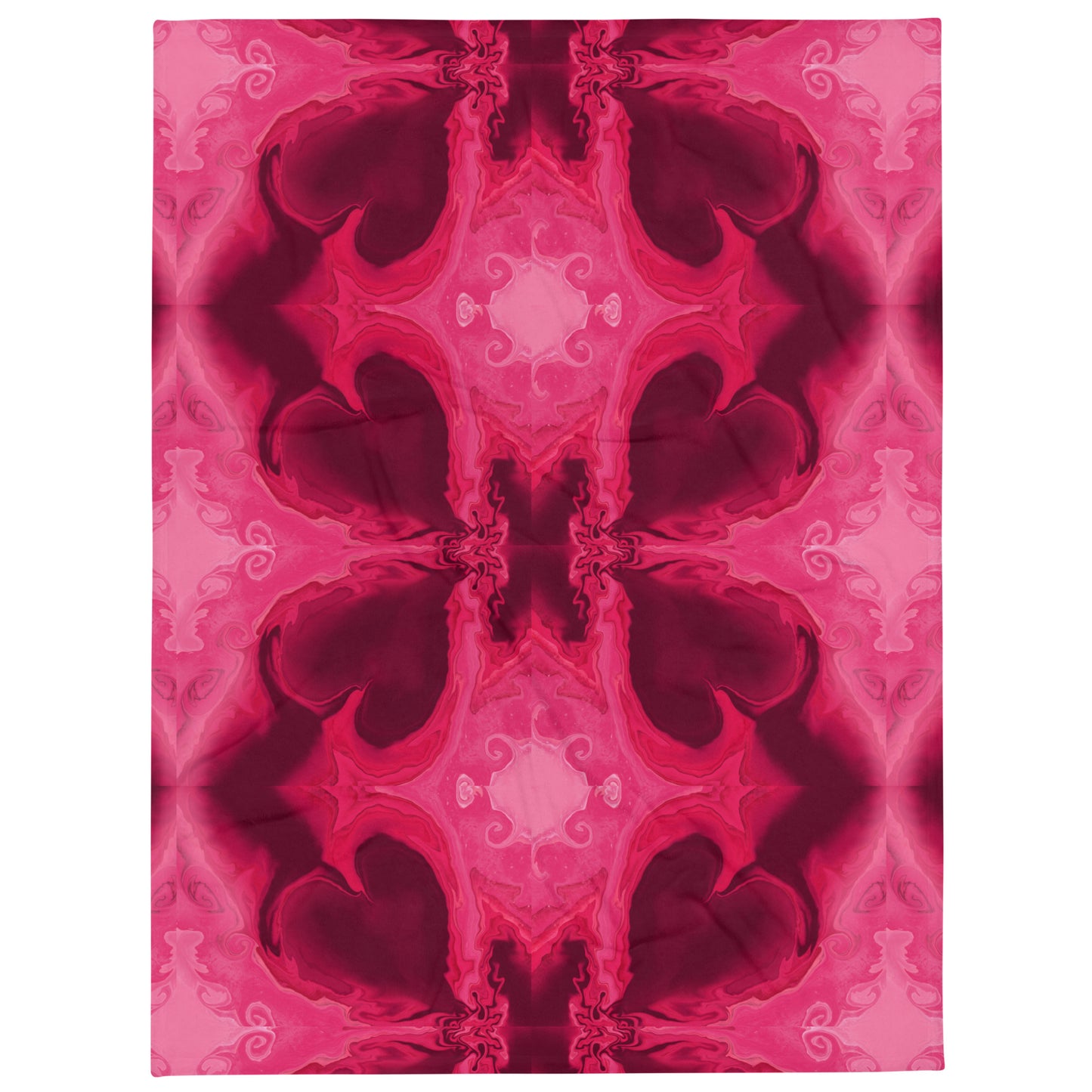 Heart Current Throw Blanket