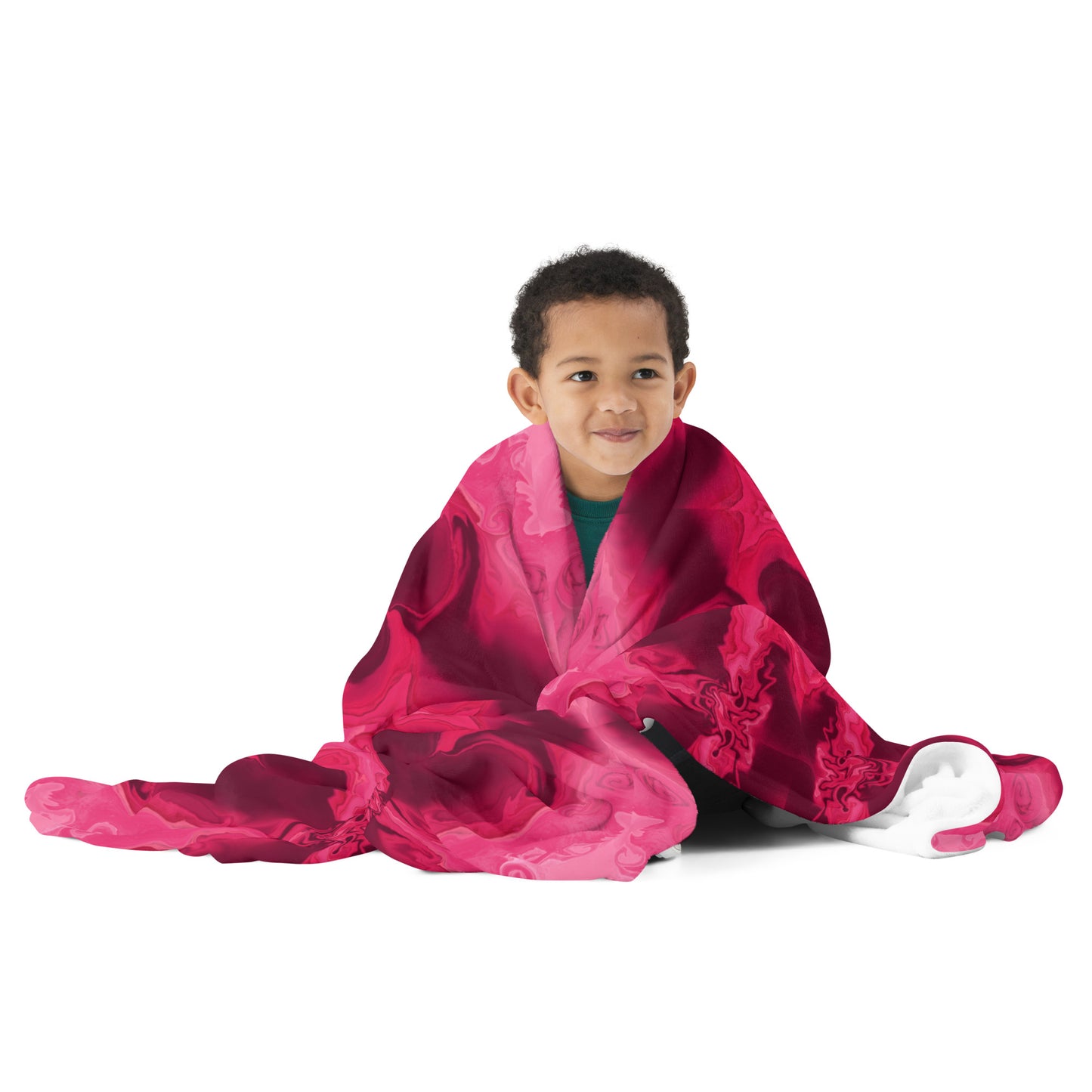 Heart Current Throw Blanket