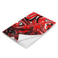 Crimson Signal Throw Blanket