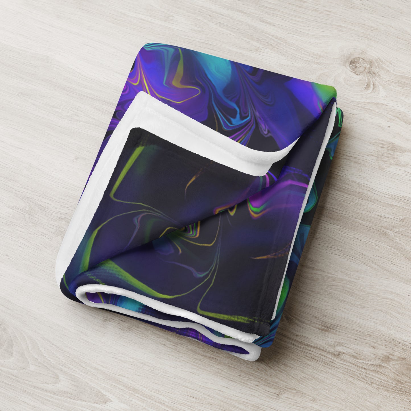 Aurora Bloom Throw Blanket