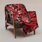 Crimson Signal Throw Blanket
