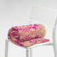 Golden Bloom Throw Blanket