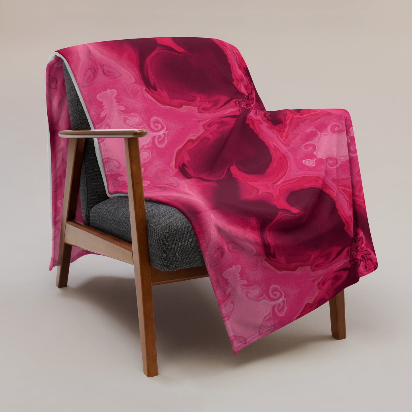 Heart Current Throw Blanket