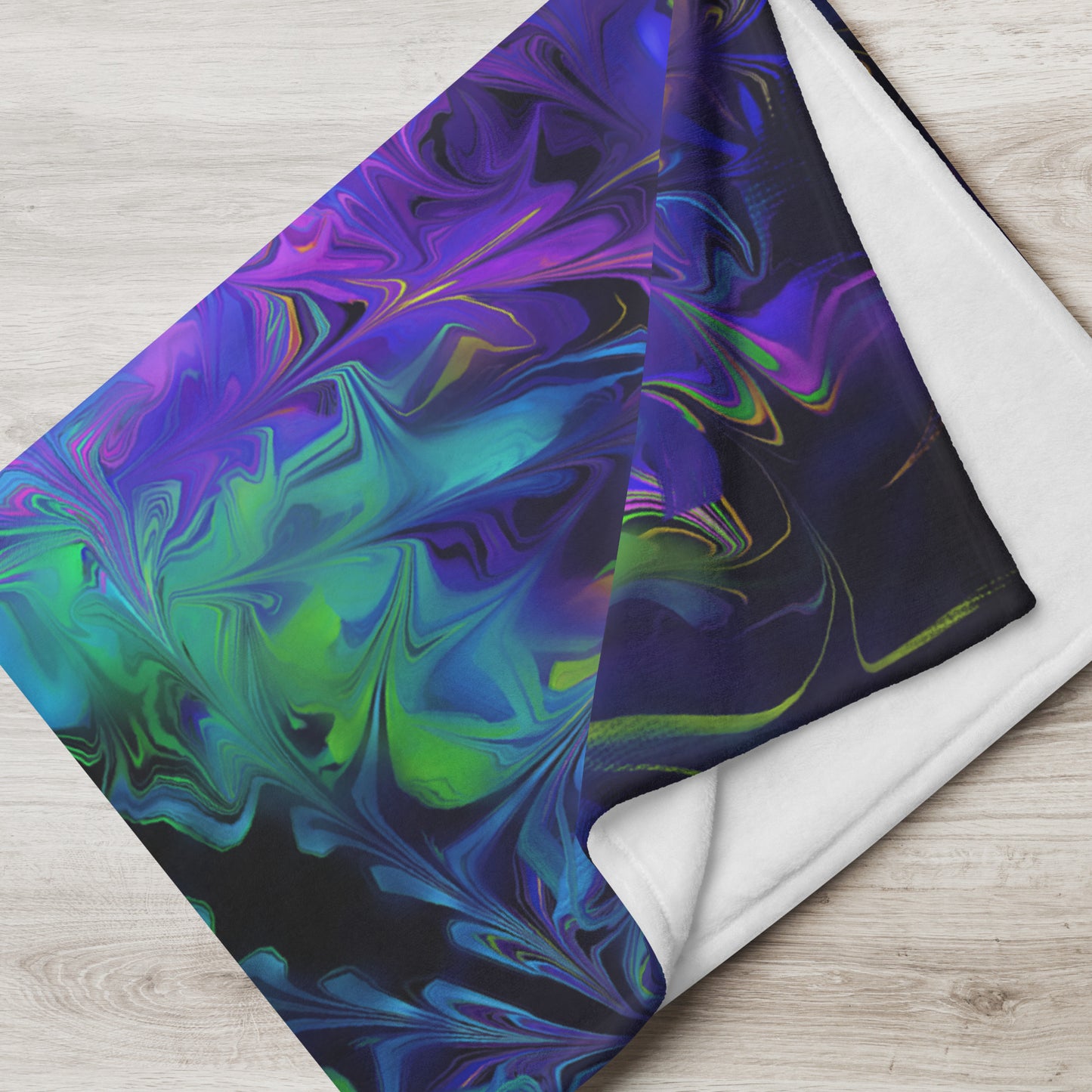 Aurora Bloom Throw Blanket