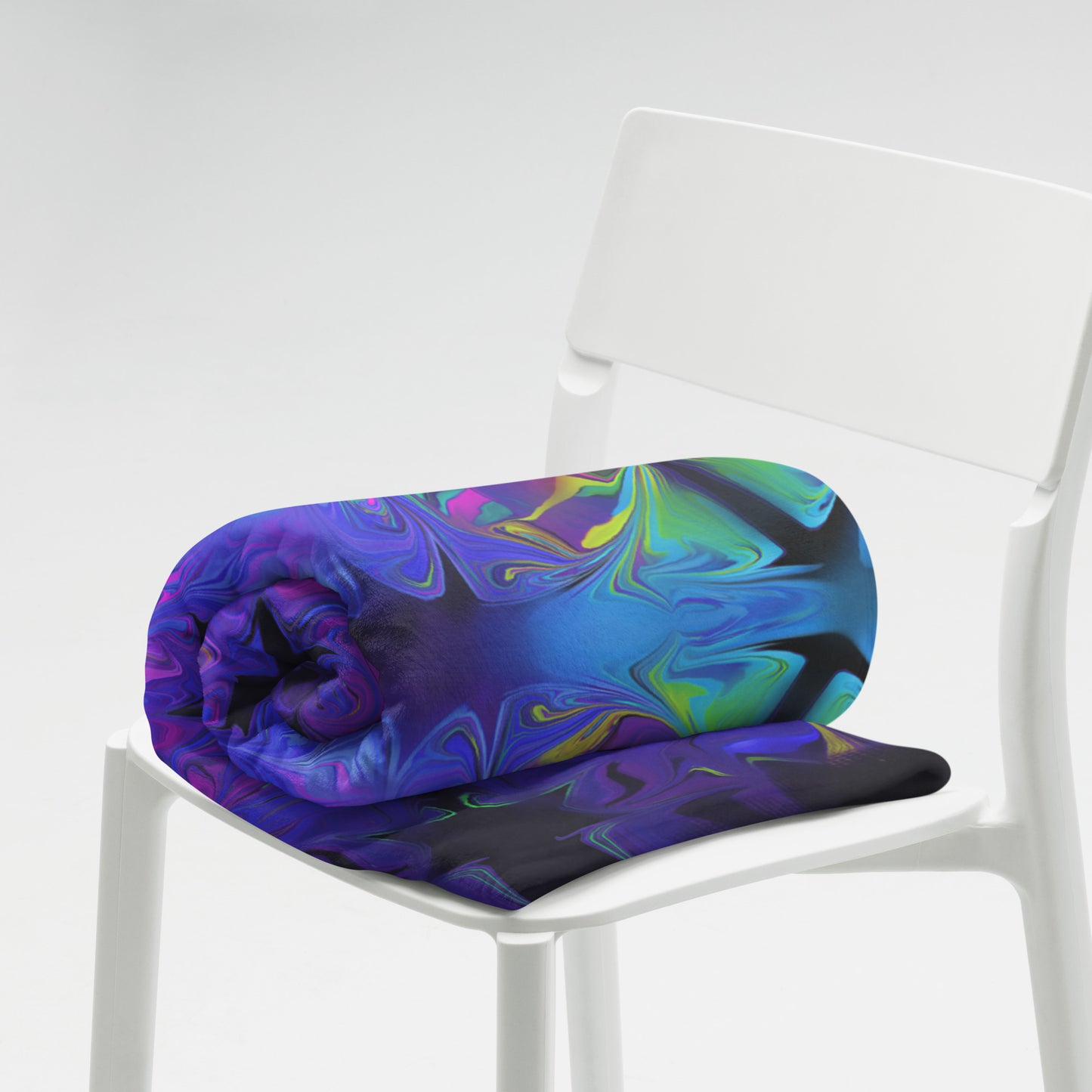 Aurora Bloom Throw Blanket