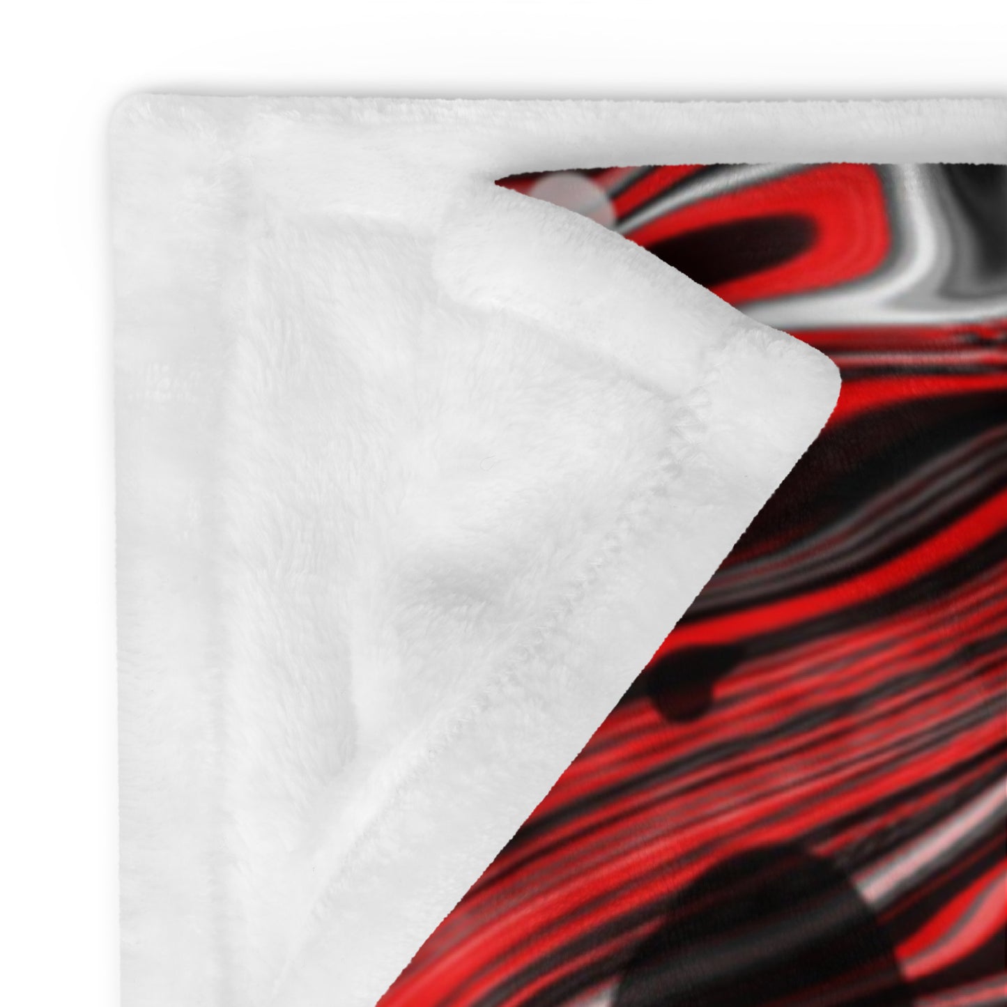 Crimson Signal Throw Blanket