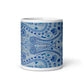 Blue Wash Glossy Mug by Emmy Spoon