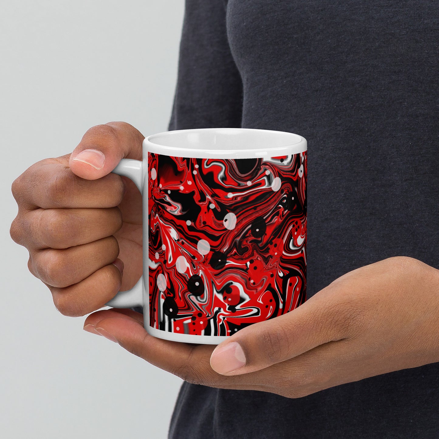Crimson Signal Gloss Mug