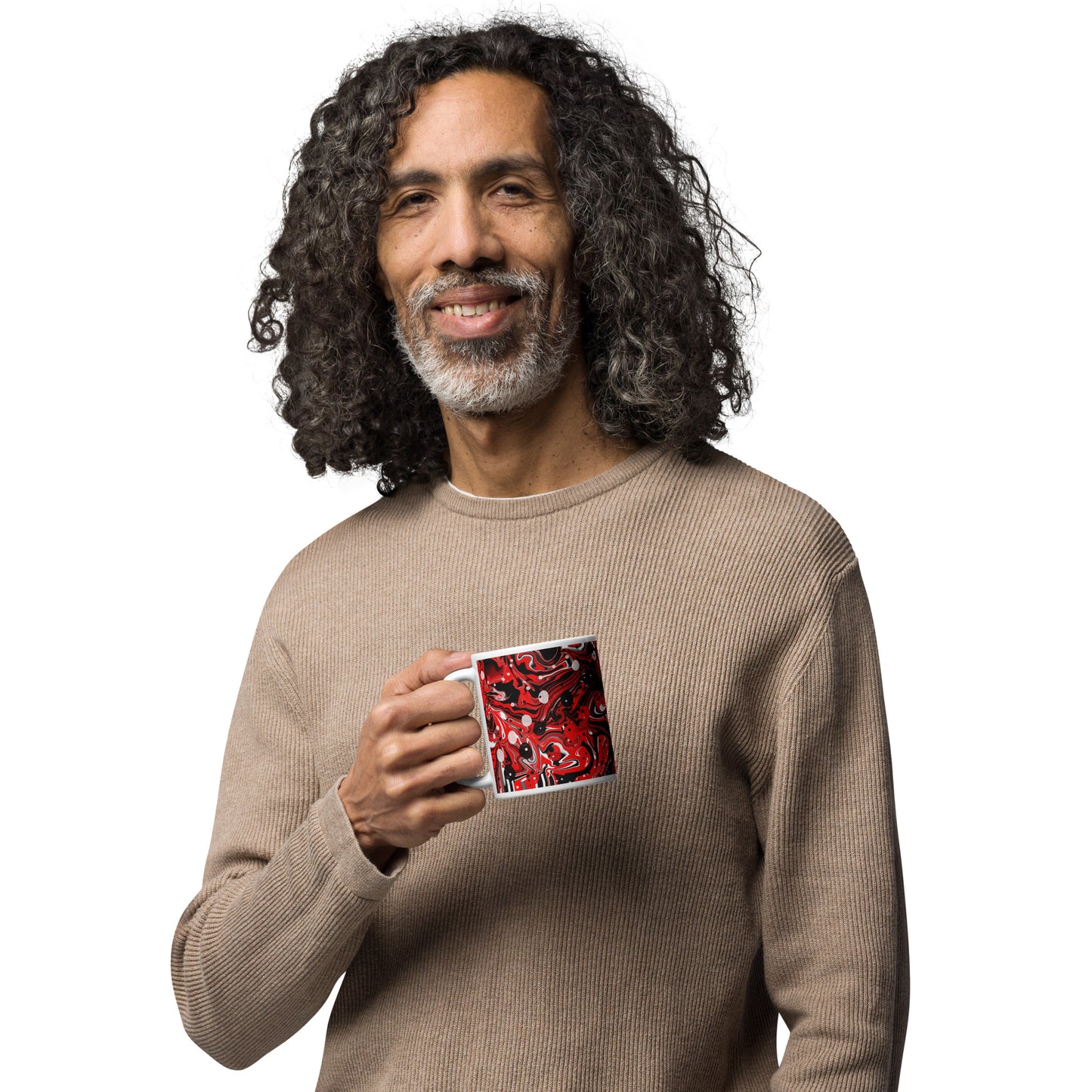 Crimson Signal Gloss Mug