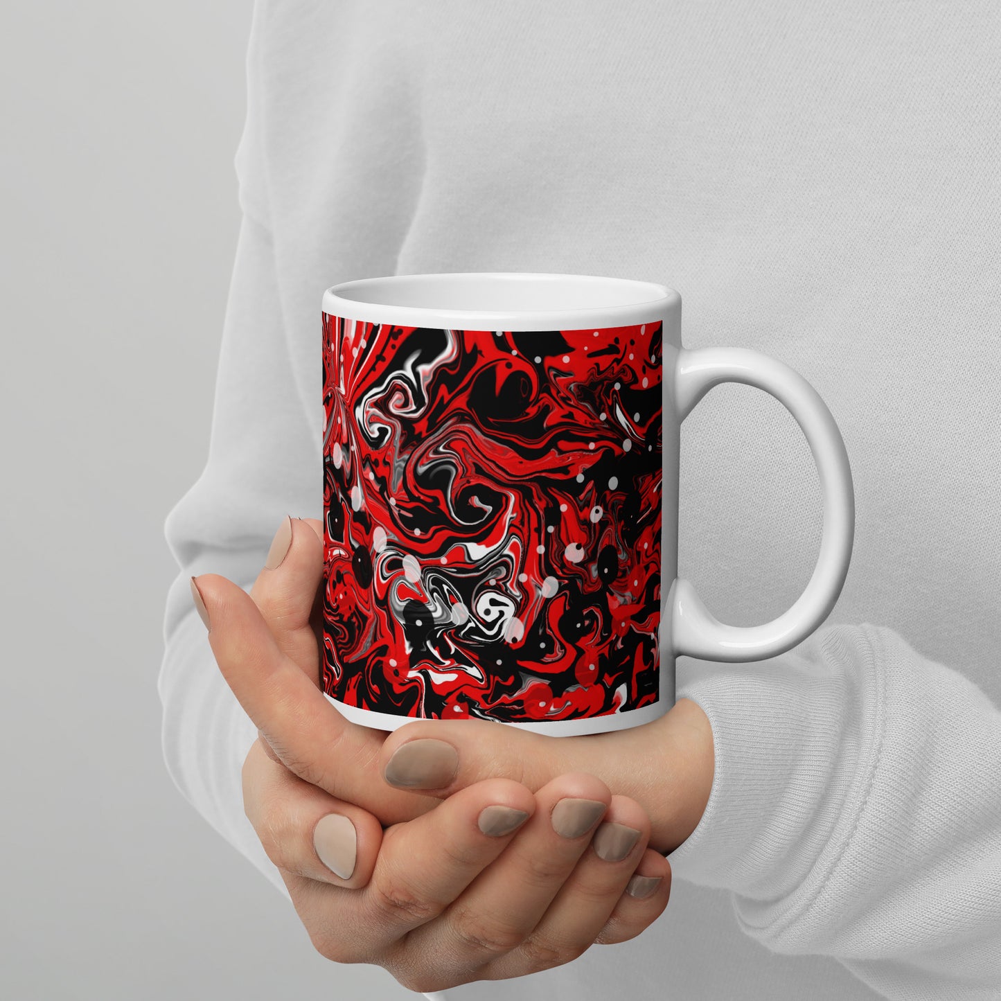 Crimson Signal Gloss Mug