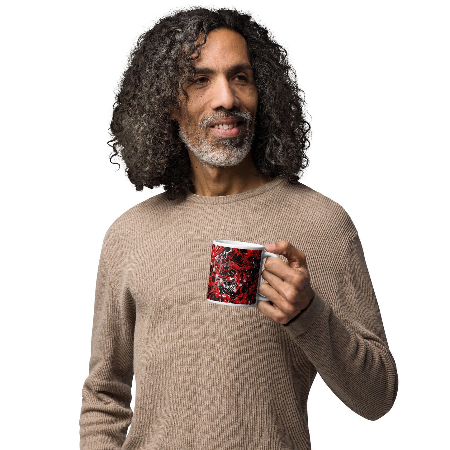 Crimson Signal Gloss Mug