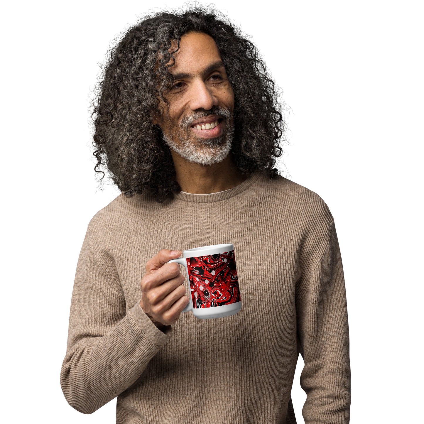Crimson Signal Gloss Mug
