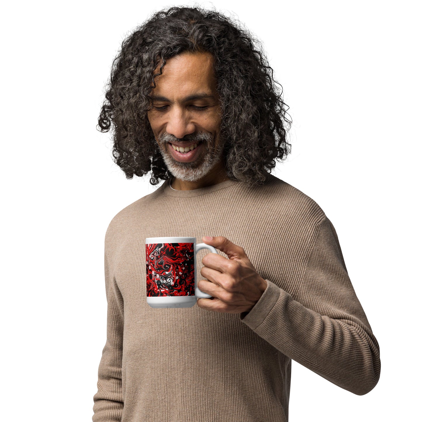 Crimson Signal Gloss Mug
