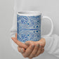 20 oz Blue Wash Glossy Mug by Emmy Spoon