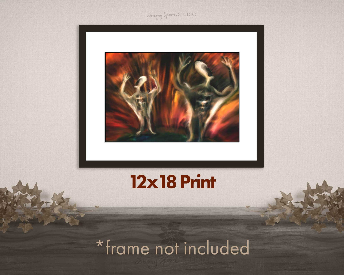 Bang 2012 Original Giclée Art Prints by Emmy Spoon 12x18 Print *frame not included