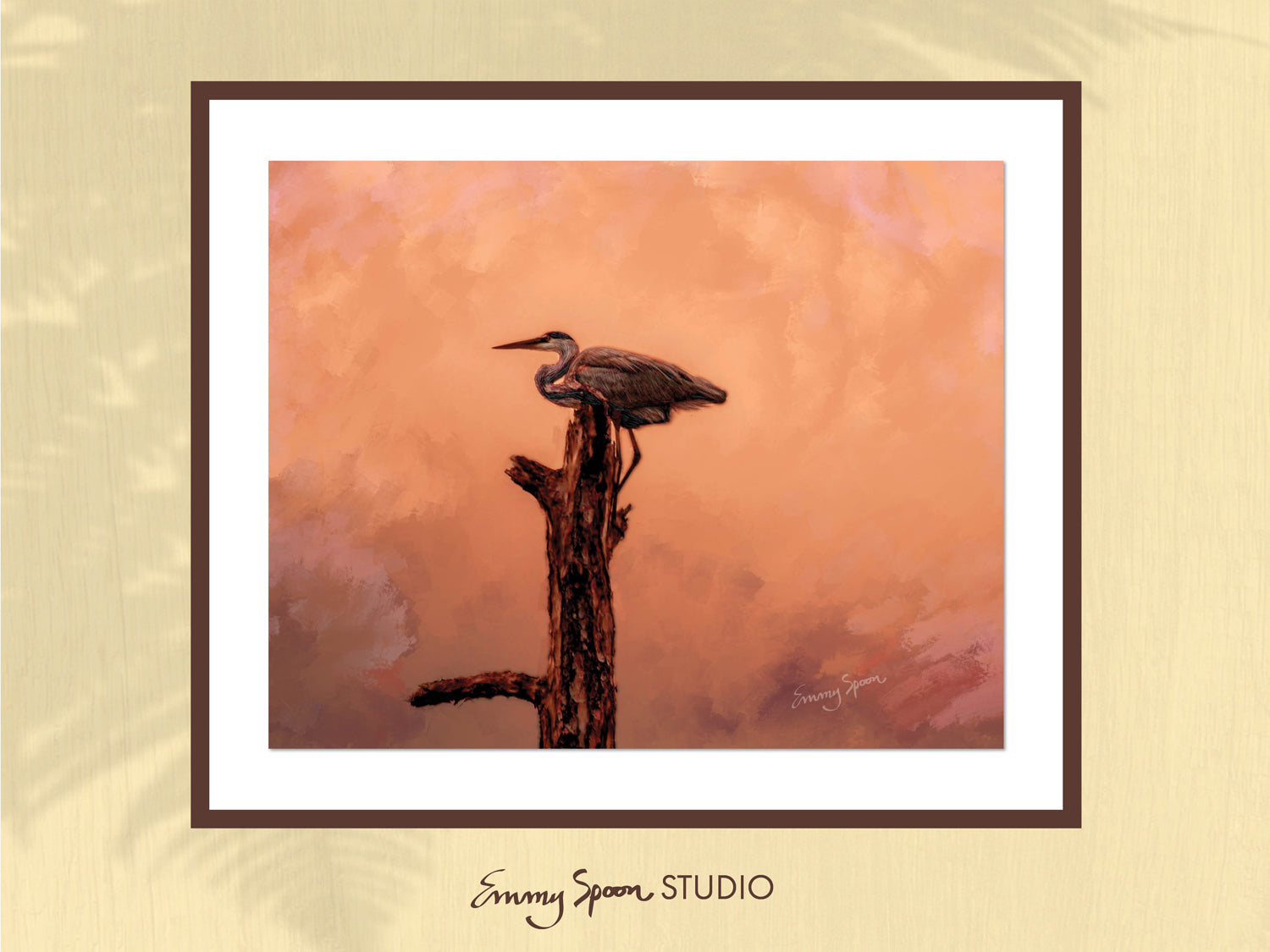 Pelican painting - Pelican 8x10 Digital Download by Emmy Spoon Studio