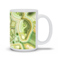 Green Trippy Designer Coffee Mug