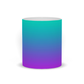 Blue and purple ombre mug by Emmy Spoon